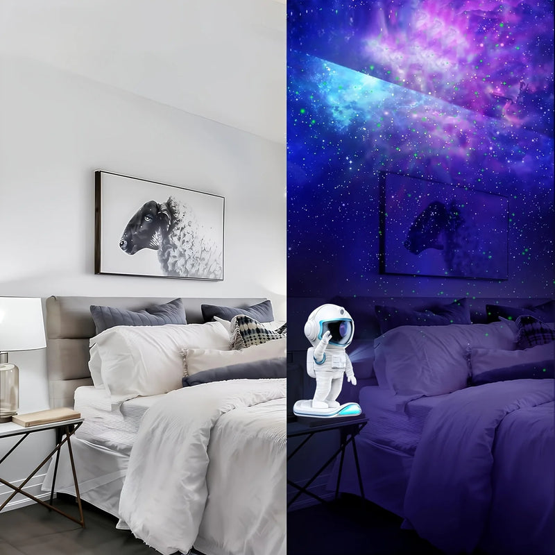 Astronauta projetor - Galaxy star / nebula light / Universe - Quarto com a magia do Universo